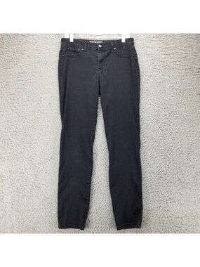 17/21 Jeans Womens 10 Black Stretch Denim Skinny Faux Pocket